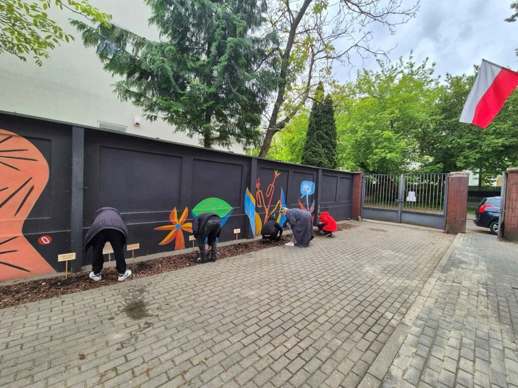Ogród poezji w bibliotece