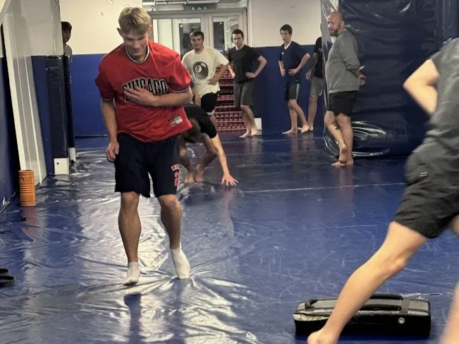 Rozgrzewka jednego ucznia