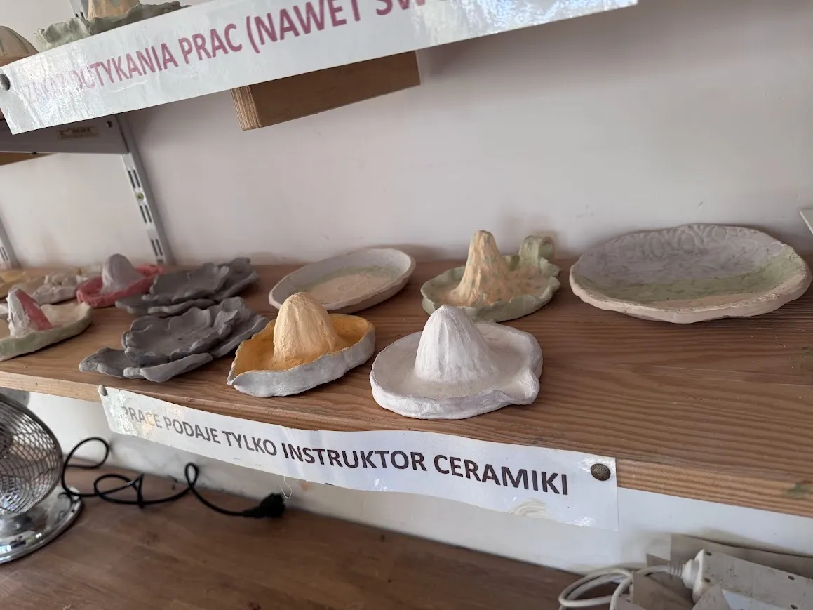 Warsztaty ceramiczne - efekty pracy 