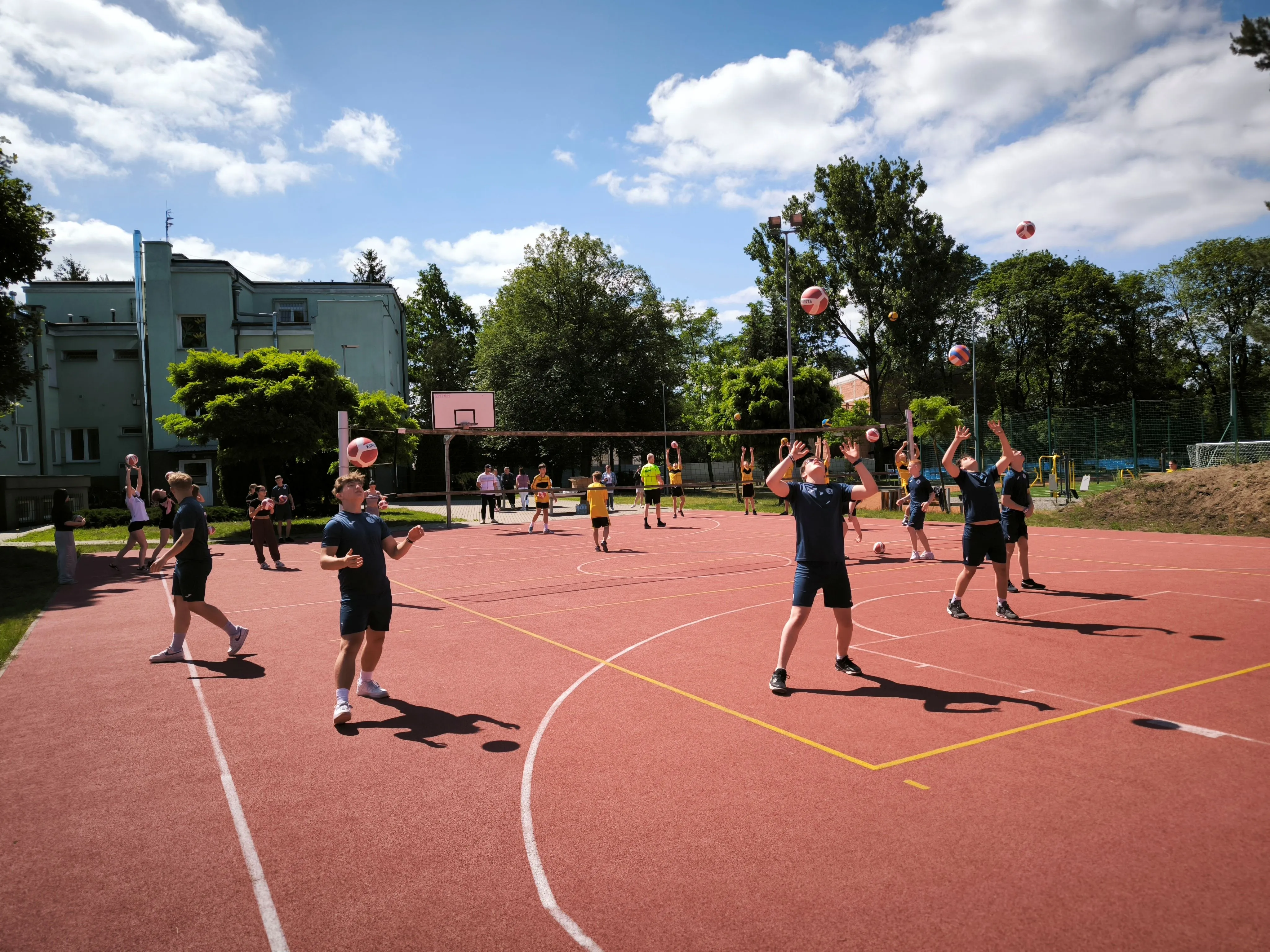 Trening siatkówki