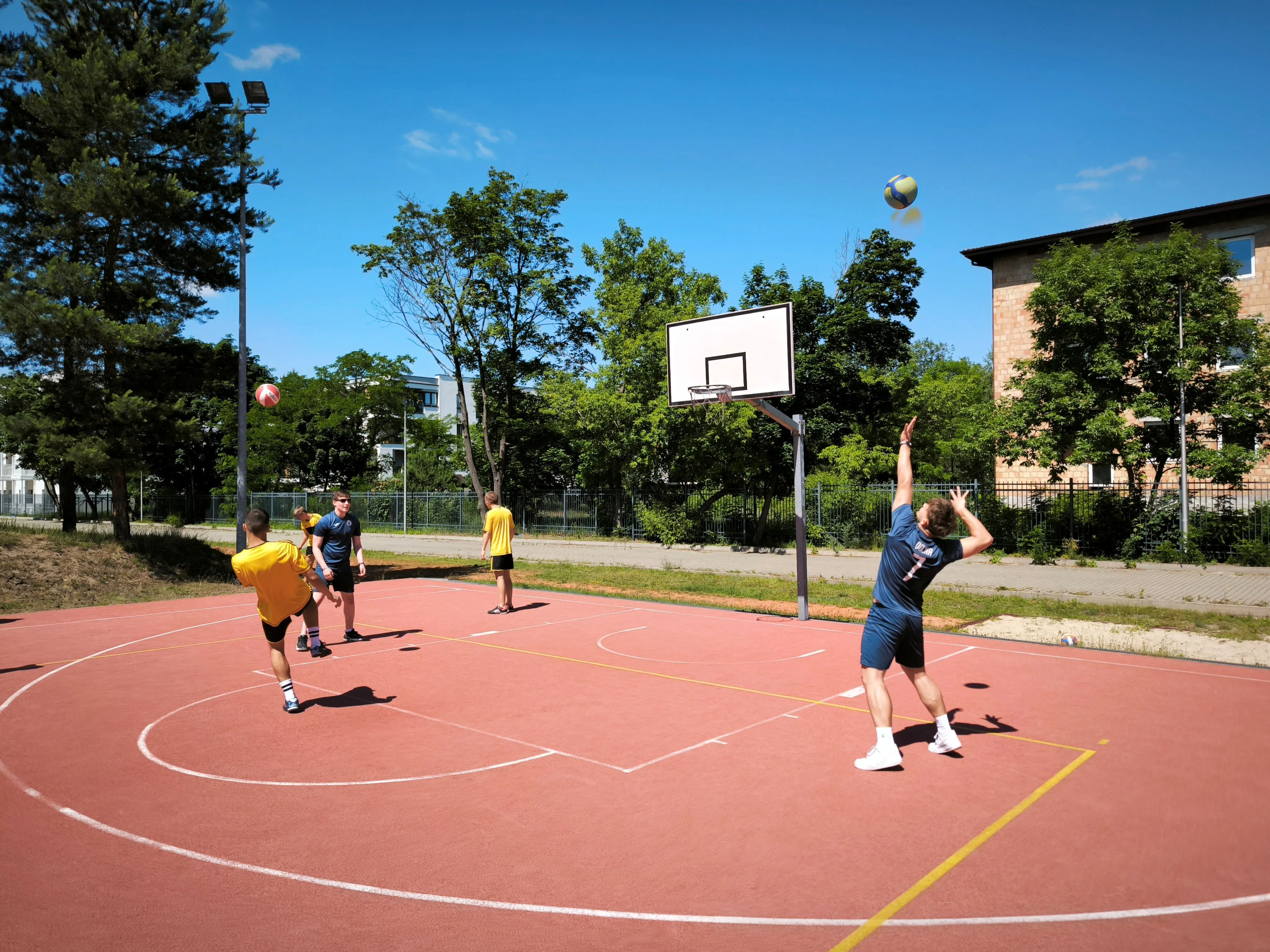 Trening siatkówki
