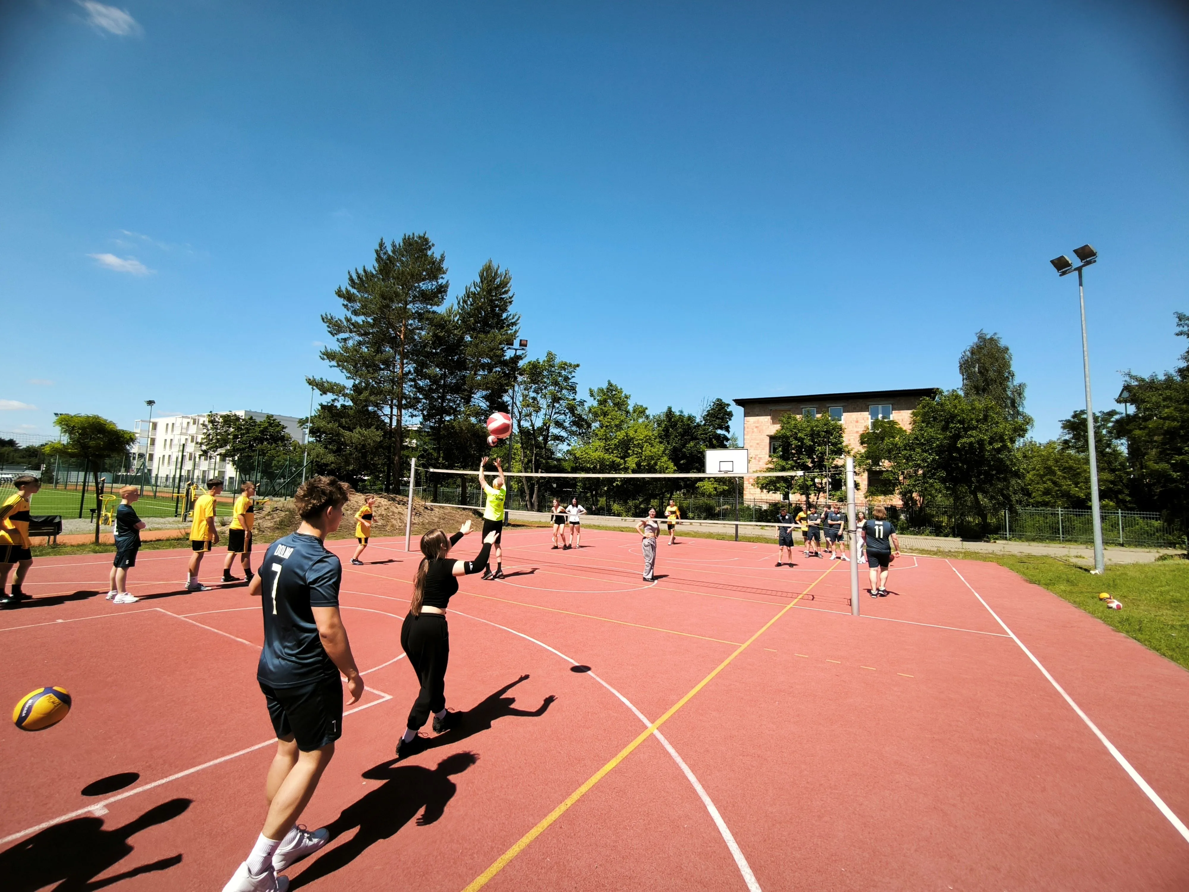 Trening siatkówki